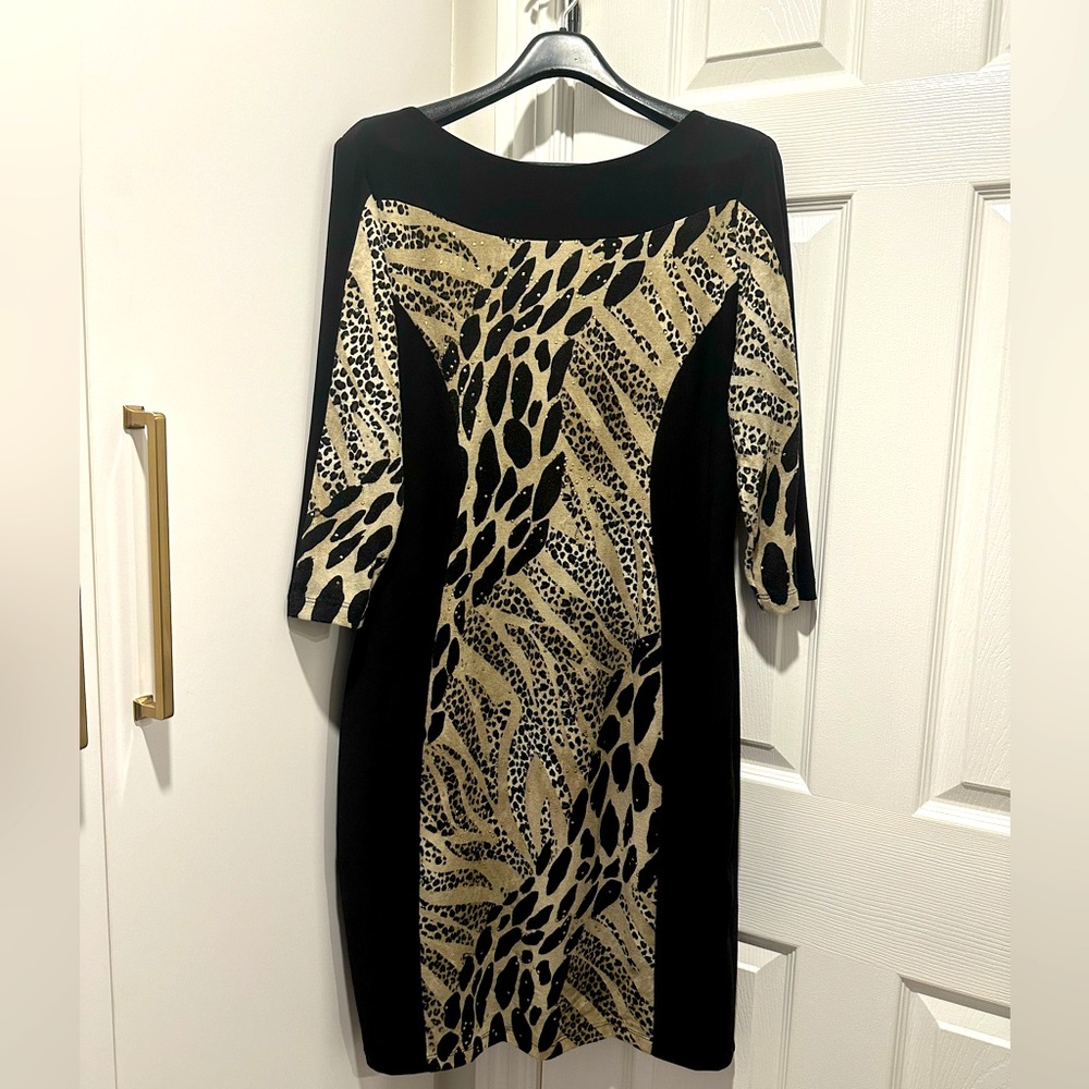 Tiger Print Design Dress